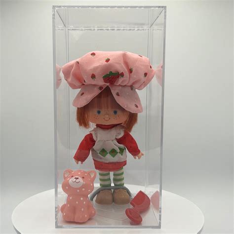 Restored Vintage Strawberry Shortcake Doll And Pet Party Pleaser Orange