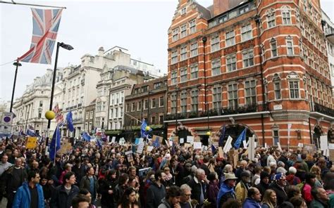 Brexit manifestation géante à Londres pour un nouveau référendum La