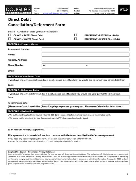 Fillable Online Cancellation Deferment Form Fax Email Print PdfFiller