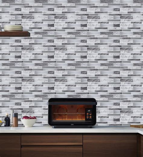 Waterproof Kitchen Wallpaper Self Adhesive 3d Mosaic Wall Tiles Peel