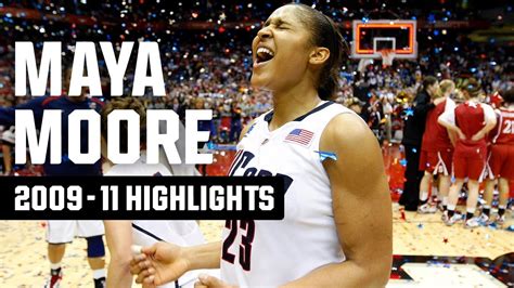 Maya Moore Final Four Highlights At Uconn Youtube