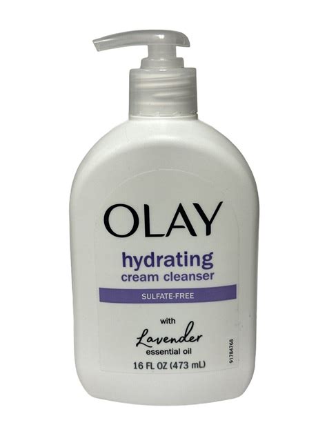 Olay Hydrating Cream Face Cleanser W Lavender 16oz Sulfate For Sale