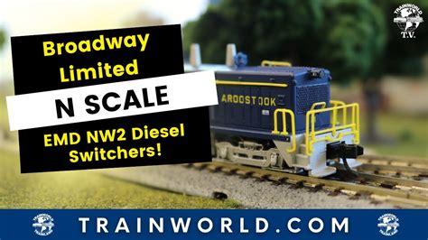 N Scale Broadway Limited EMD NW2 S YouTube