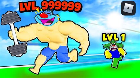 Oggy Became Strongest Runner Roblox Strongman Race Roblox Oggy