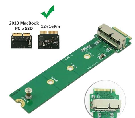 Pin Ssd To M Ngff Pci E Adapter Converter For Macbook Air Pro