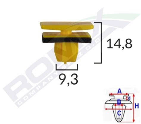 Kołek spinka Romix 80106 DARKO SERWIS