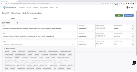 Quoting and Estimating for Bricklayers
