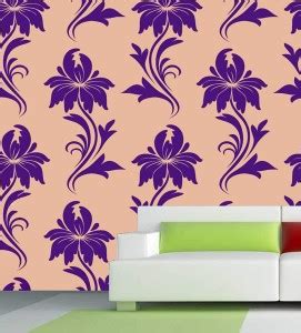 Kayra Decor Swirl Floral Wall Design Stencils For Wall Painting For