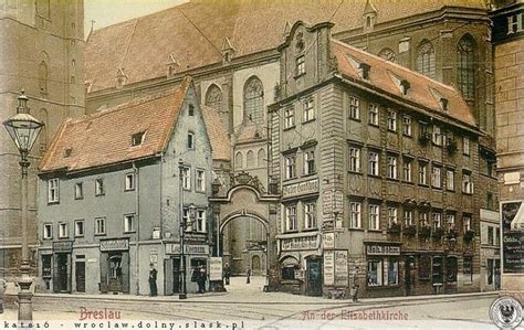 Kamieniczki Jaś i Małgosia Wrocław 1900 rok stare zdjęcia