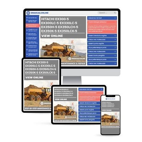 Hitachi Ex300 5 Ex300lc 5 Ex330lc 5 Ex350h 5 Ex350lch 5 Ex350k 5 Ex350lck 5 Ex370 5 Ex370hd 5 Excavator Parts Catalog Manual