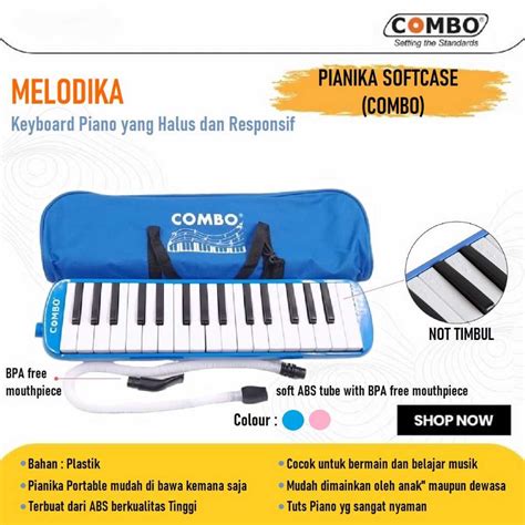 Jual Pianica Pianika Alat Musik Tiup Pianika Melodika Softcase