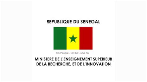 S N Gal Le Minist Re De Lenseignement Sup Rieur Informe Que Le