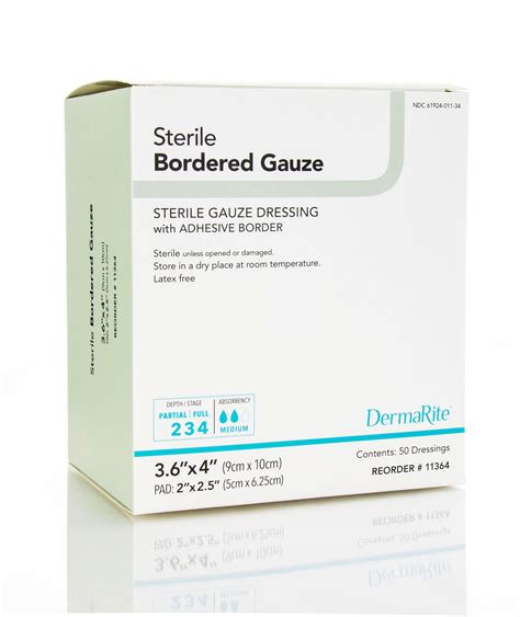 Sterile Bordered Gauze Dressing | Adhesive Wound Dressing for Nursing Homes