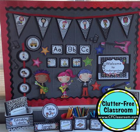 Rock And Roll Themed Classroom Ideas And Printable Classroom