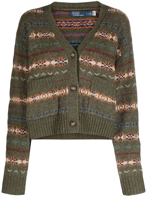 Polo Ralph Lauren Fair Isle Cardigan Farfetch