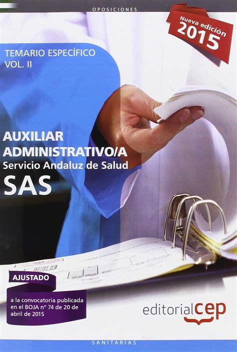 Auxiliar Administrativo Servicio Andaluz De Salud SAS Temario