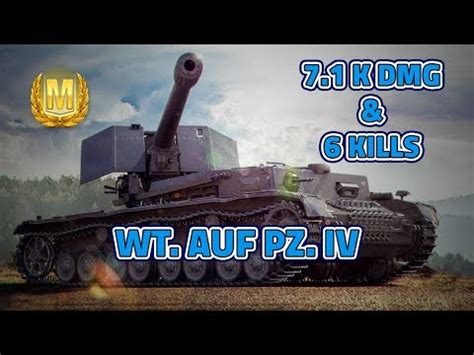 WOT Blitz WT Auf Pz IV Massive Ace Game 7 1 K DMG 6 Kills 1