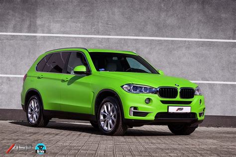 New Bmw X5 Gets Toxic Green Wrap