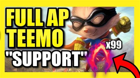 Full Ap Teemo Support 36000 Damage As Support Most Damage In