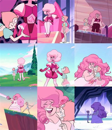 Pink Diamondrose Quartz And Pearl Steven Universe Pink Diamond