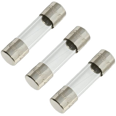 Tandy 250mA 250V 5x20mm Fast Acting Glass Fuse 3pk