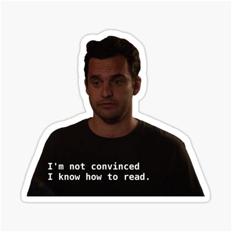 Nick Miller Sticker For Sale By Maves Redbubble