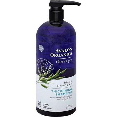 Avalon Organics Thickening Shampoo Biotin B Complex Therapy 32 Fl Oz