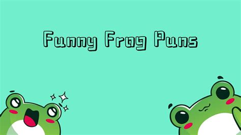 ️ 170 Frog Puns And Jokes To Make You Laugh Hi Miss Puff