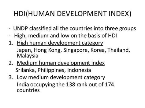 Hdihuman Development Index