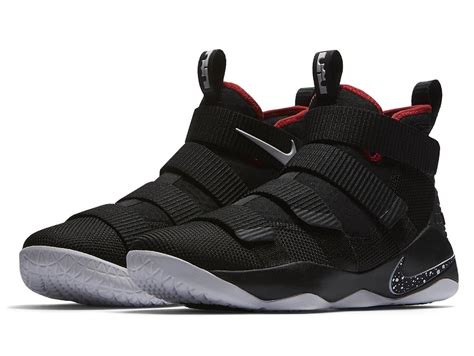 Available Now Nike Lebron Soldier 11 Black And Red Nike Lebron