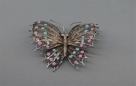 Grosse Schmetterling Brosche 833 Silber Kaufen Auf Ricardo