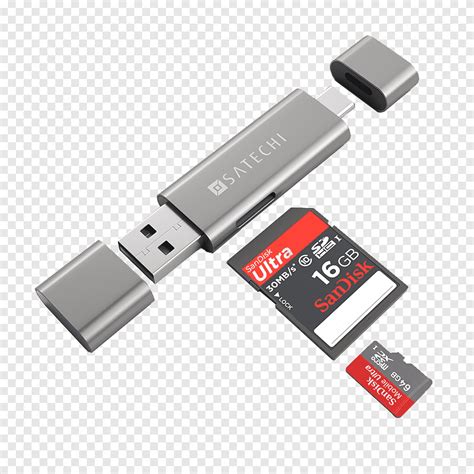 Macbook Pro Memory Card Readers Usb Microsd Memory Card Reader Adapter Usb Flash Drive Png