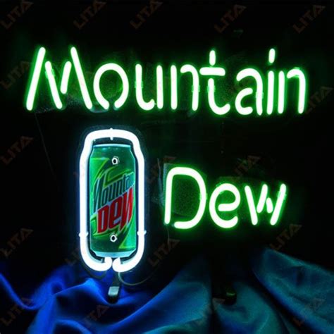 Mountain Dew Neon Sign Can Be One Of Your Bar Display - LITA SIGN