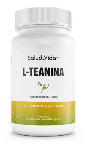 L teanina 200mg 60 Cápsulas Salud Vida Mx MercadoLibre