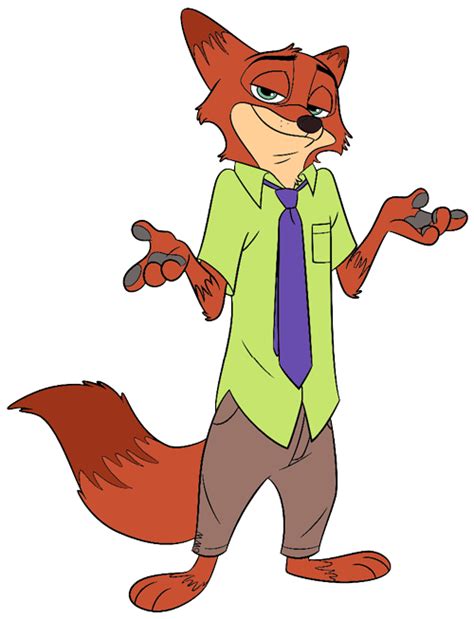 Наклейка Nick Wilde Png Avatan Plus