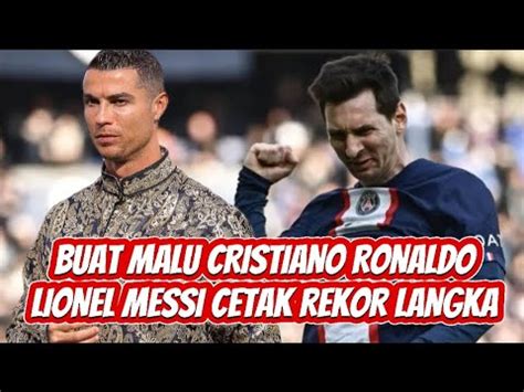 Rekor Messi Yang Sulit Di Pecahkan Cristiano Ronaldo 1 Rekor Langka