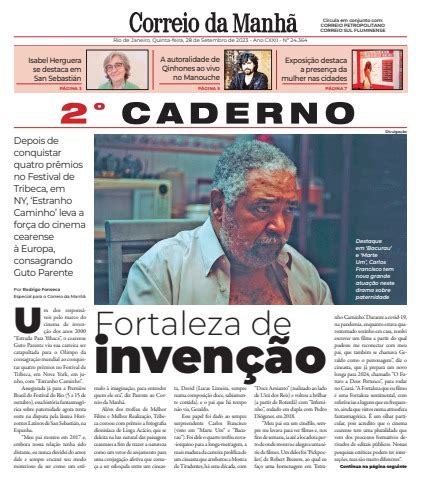 Correio Da Manh Edi O Segundo Caderno