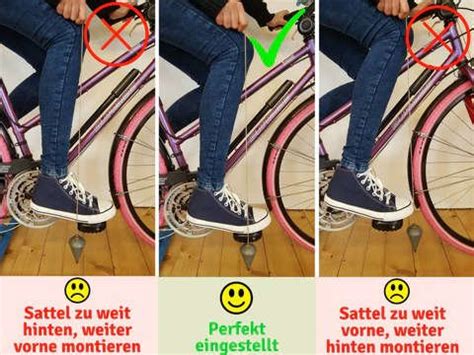 Ratgeber Fahrradsattel Einstellen H He Und Neigung Perfekt Auf Dich A