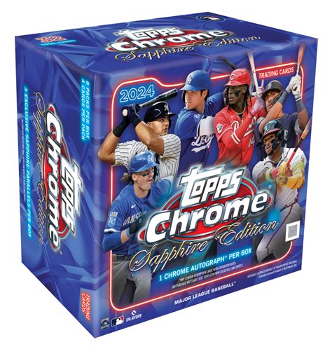 Topps Chrome Baseball Sapphire Edition