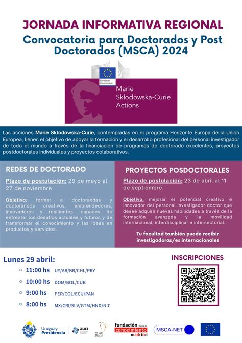 Jornada Informativa Sobre Convocatoria Para Doctorados Y Post