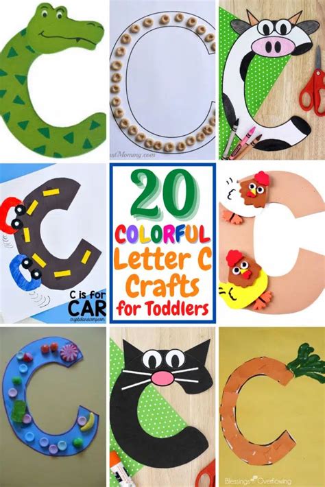 20 Colorful Letter C Crafts For Toddlers Letter C Crafts Letter A