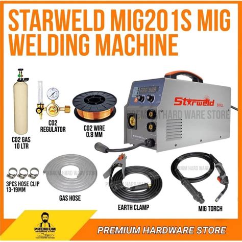 Mig Welding Machine Set Starweld Welding Machine Mig S Mesin Kimpalan