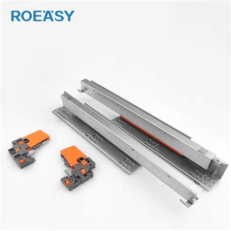 Roeasy D Rebound Drawer Slides Soft Close Ball Bearing Push Open