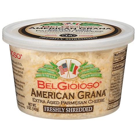 Bel Gioioso Cheese Freshly Shredded Parmesan Extra Aged Oz