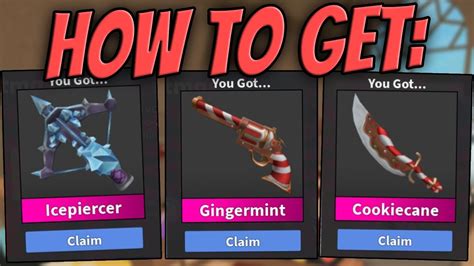 How To Get All The New Godlys In Mm2 Christmas Update Youtube