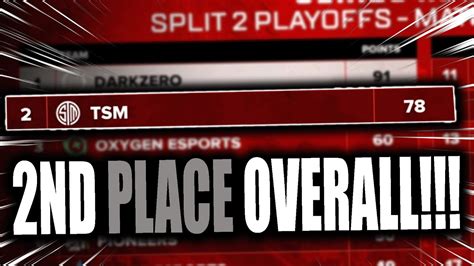 Nd Place In Algs Split Playoff Finals Tsm Imperialhal Youtube