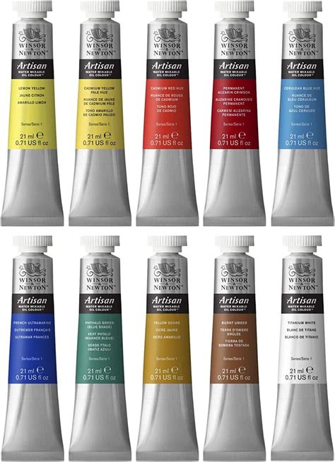 Amazon Winsor Newton Artisan Water Mixable Oil Colors Assorted