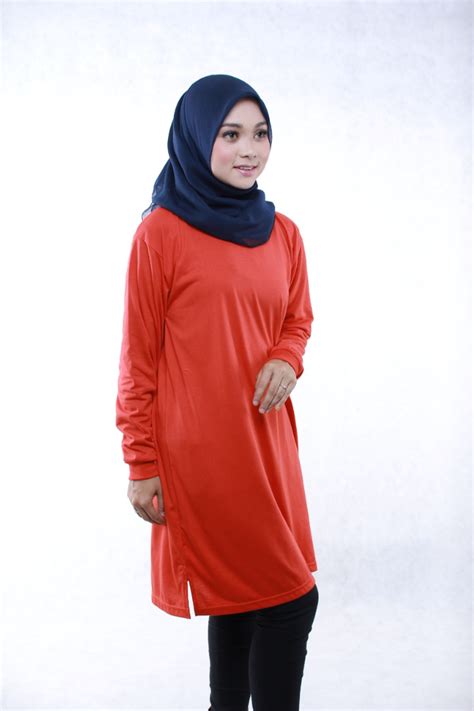 T Shirt Muslimah Plain Walinong Sari