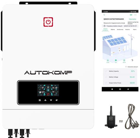 Falownik Inwerter Hybrydowy On Off Grid Kw V Wifi Dual X Mppt