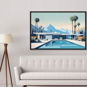 Mid Century Modern Art, Palm Springs Digital Download, Retro Home Decor ...